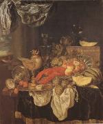 BEYEREN, Abraham van Still Life with Lobster (mk08) France oil painting reproduction